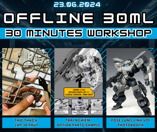 Vé 30 Minutes Workshop - Offline 30 Minutes Label VN