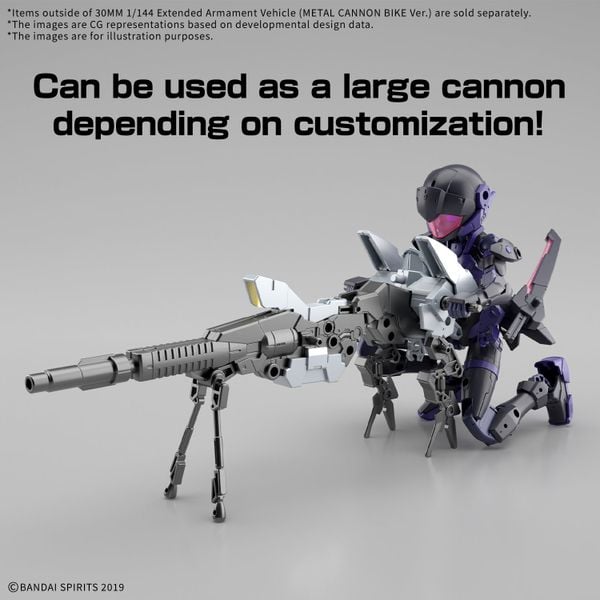 [Pre-order / Đặt trước] 30MM 1/144 EXA Vehicle - Metal Cannon Bike Ver