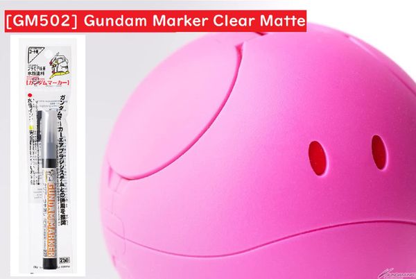 Bút Sơn Mô Hình Gundam Marker GM502 - Clear Matt