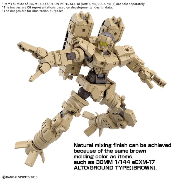[Pre-order / Đặt trước] 30MM 1/144 Option Parts Set 18 - Arm Unit/Leg Unit 2