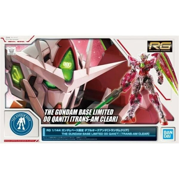 RG 1/144 OO QAN T - Trans-Am Clear - Gundam Base Limited