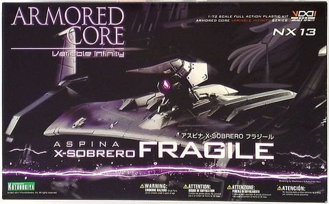 Kotobukiya - Armored Core VI Variable Infinity - 1/72 ASPINA X-SOBRERO FRAGILE