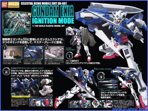 [Pre-order / Đặt trước] MG 1/100 GUNDAM EXIA - IGNITION MODE