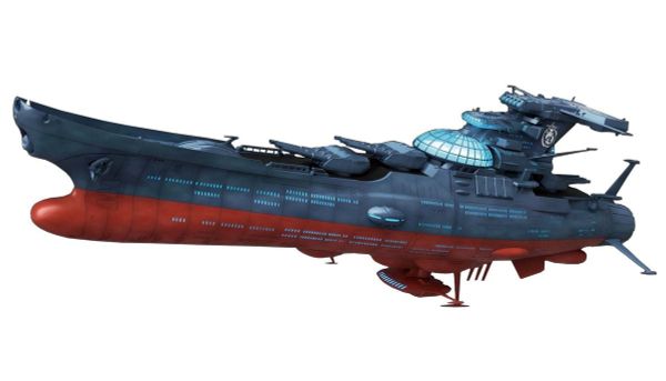Star Blazers 2202 1/1000 Wave Motion Experimental Model Ship Ginga