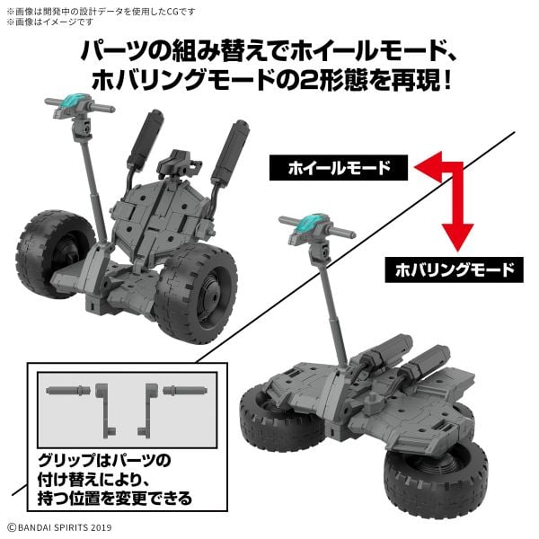 30MM 1/144 Exa-Vehicle - Wheel mobile Ver