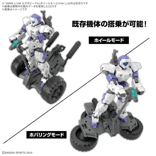 30MM 1/144 Exa-Vehicle - Wheel mobile Ver