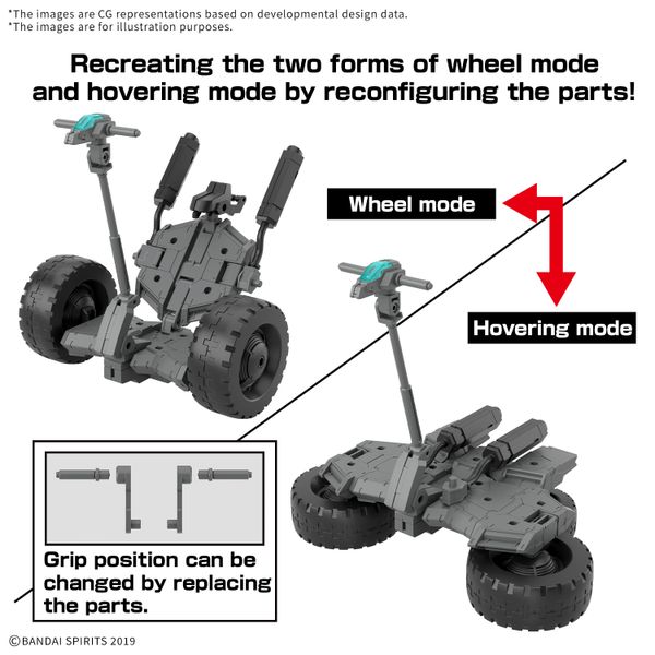 [Pre-order / Đặt trước] 30MM 1/144 Exa-Vehicle - Wheel Mobile Ver