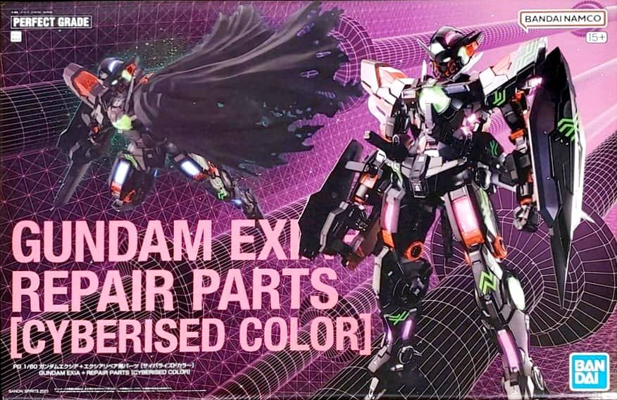 PG 1/60 Gundam Exia + Repair Parts [Cyberised Color Ver