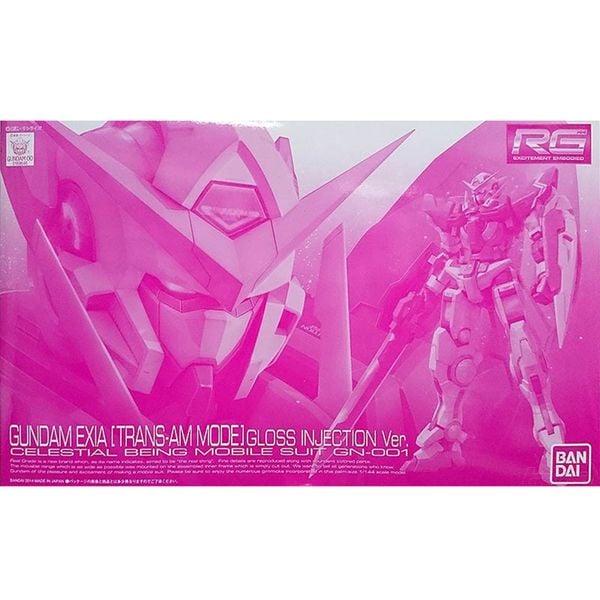 RG 1/144 Gundam Exia Trans Am Mode - Gloss Injection Ver (P-Bandai)