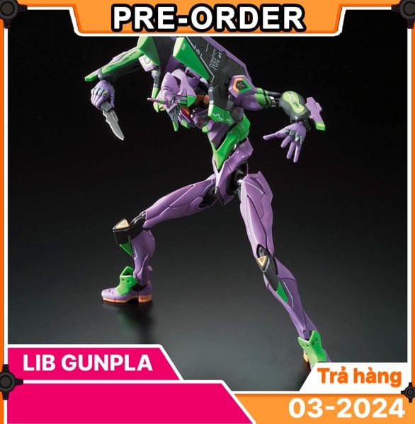 [Pre-order] - Trả hàng 2024 tháng 03 - RG Evangelion Eva Unit 01 - Giá Order: 945k