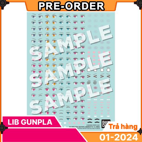 [Pre-order] - 2024 tháng 01 - 30 MINUTES SISTERS WATER DECALS MULTIUSE ② - Giá Order: 130k