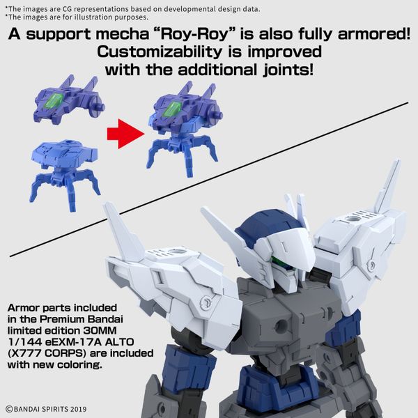 [Pre-order / Đặt trước] 30MM 1/144 eEXM-17FA Full Armor Alto