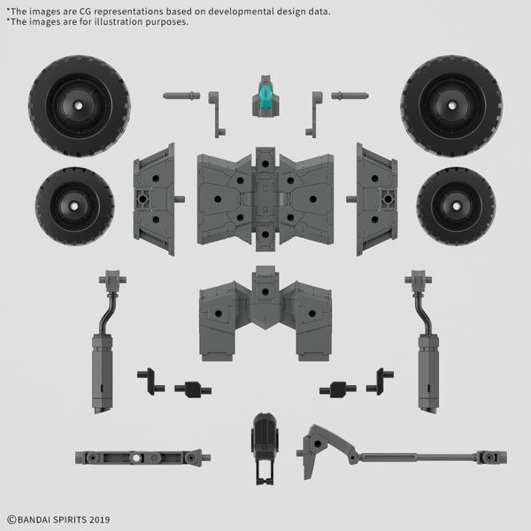[Pre-order / Đặt trước] 30MM 1/144 Exa-Vehicle - Wheel Mobile Ver