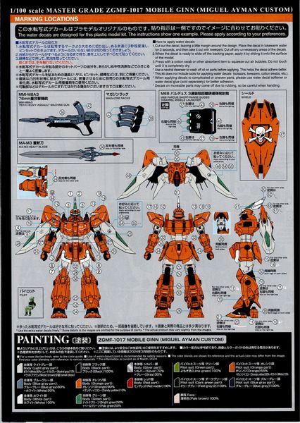 MG 1/100 Mobile Ginn - Miguel Ayman Custom