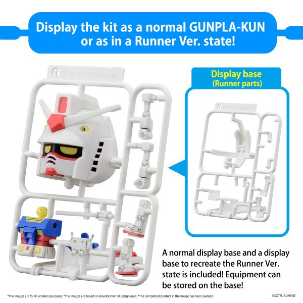 [Pre-order] - 2024 tháng 01 - 1/1 GUNPLA-KUN DX SET - WITH RUNNER Ver. RECREATION PARTS - Giá Order: 210k
