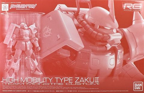 RG 1/144 MS-06R-1A Zaku 2 Team Monstre Custom