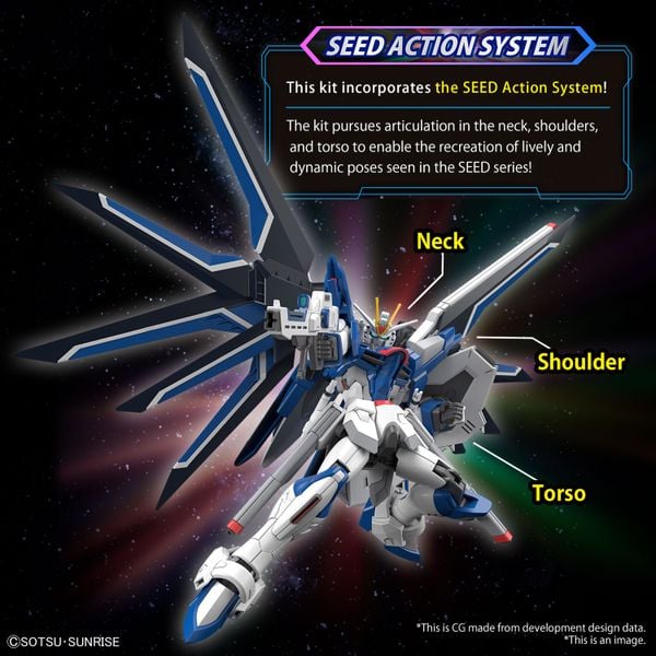 HG CE 1/144 RISING FREEDOM GUNDAM