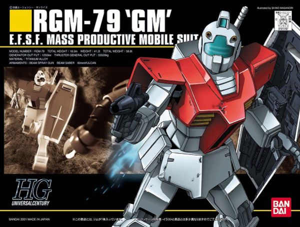 [Pre-order] - 2024 tháng 01 - HG UC 1/144 RGM-79 GM - Giá Order: 150k