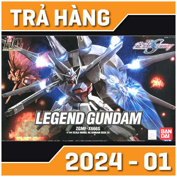 Trả hàng PO - HG SEED 1/144 LEGEND GUNDAM - 202401