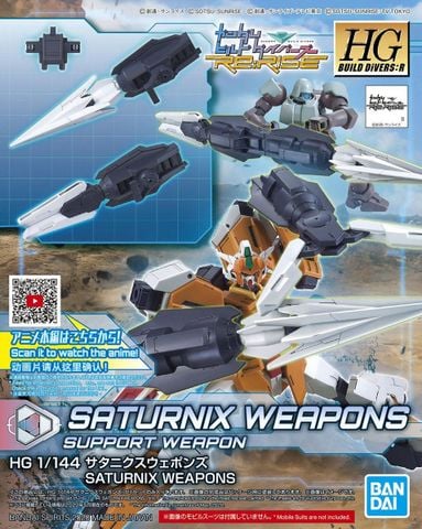 HG BD:R 1/144 SATURNIX WEAPONS