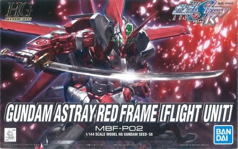 HG SEED 1/144 GUNDAM ASTRAY RED FRAME - FLIGHT UNIT