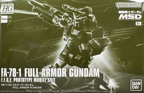 HG GTO 1/144 FA-78-1 Full Armor Gundam