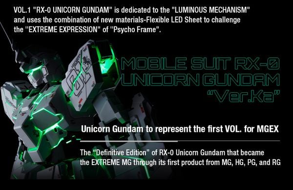 [Pre-order / Đặt trước] MGEX 1/100 UNICORN GUNDAM Ver. Ka
