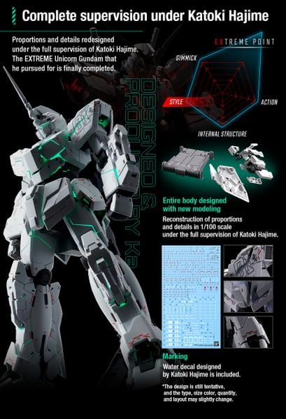 [Pre-order / Đặt trước] MGEX 1/100 UNICORN GUNDAM Ver. Ka