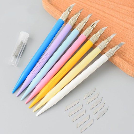 Dao gọt Gunpla Junesix kèm 12 lưỡi dao - Màu ngẫu nhiên