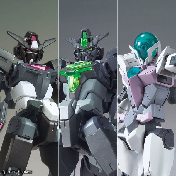 HGBD:R 1/144 Core Gundam & Core Gundam II & Alus Core Gundam - Low Visibility Ver