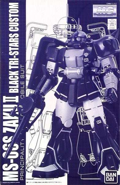 MG 1/100 MS-06S Zaku 2 Black Tri-Star Custom Ver 2.0