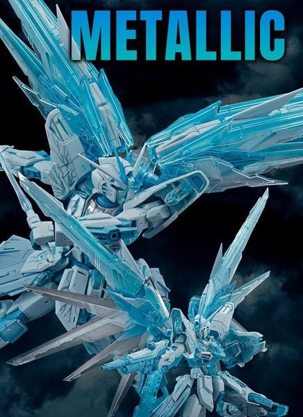 MG 1/100 Freedom Gundam ver 2.0 - Cross Contrast / Clear Blue