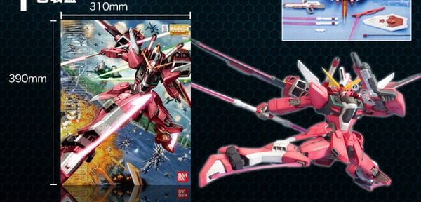 MG 1/100 ZGMF-X19A Infinite Justice Gundam