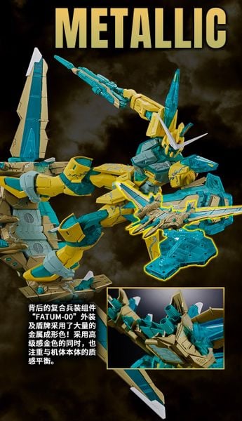 MG 1/100 Justice Gundam - Cross Contrast / Clear Yellow