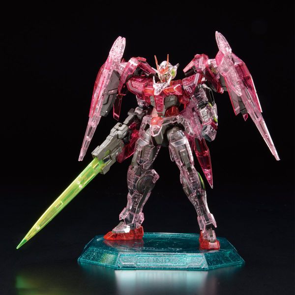 RG 1/144 The Gundam Base Limited OO Raiser - Trans-Am Clear