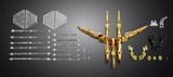 RG 1/144 Shiranui Unit for Akatsuki Gundam & Connection Parts for HG Zeus Silhouette