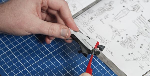 Nhíp gắp hỗ trợ dán sticker cho mô hình - Đầu thẳng - Màu ngẫu nhiên