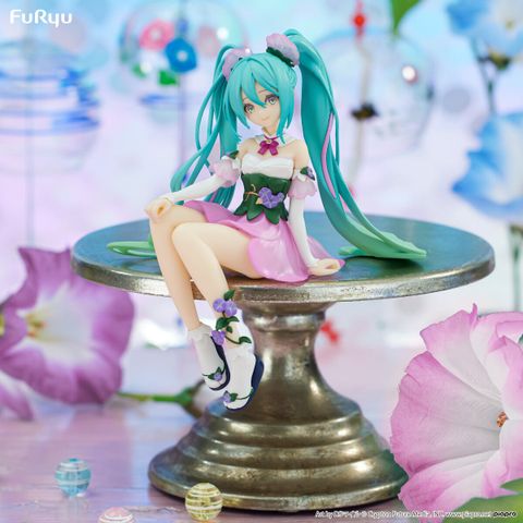 FuRyu - Noodle Stopper - Hatsune Miku Flower Fairy - Morning Glory Pink ver