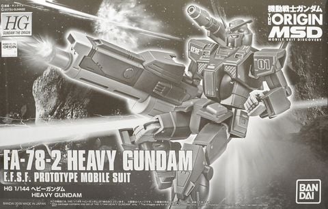 HG GTO 1/144 THE ORIGIN MSD - FA-78-2 HEAVY GUNDAM