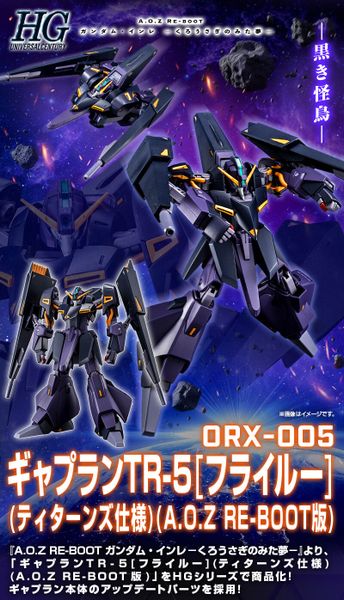 [Pre-order] - 2024 tháng 05 - HGUC 1/144 Gaplant TR-5 HRAIROO Titans - AOZ RE-BOOT version - Giá Order: 1030.k