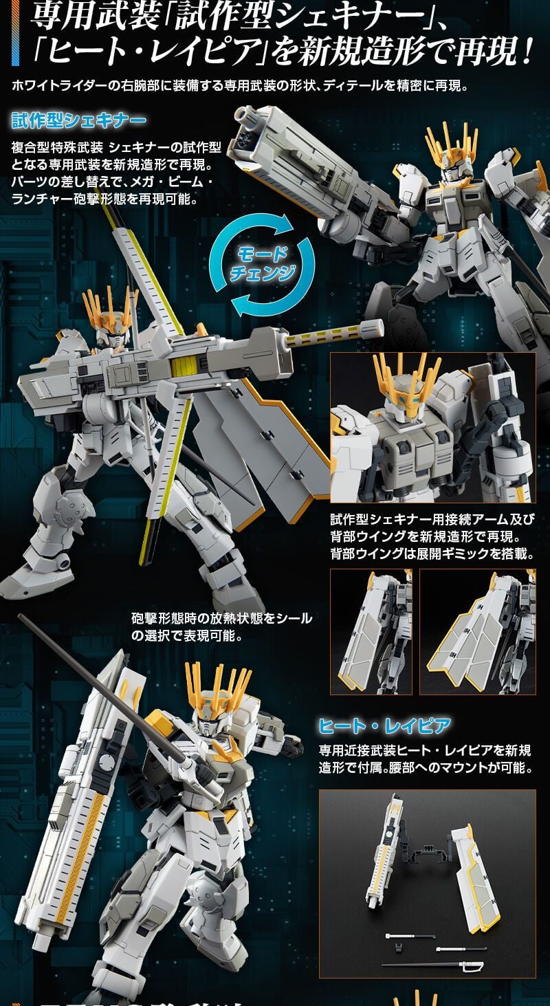 White Rrider HG UC 1/144 White Rider - LIB Gunpla