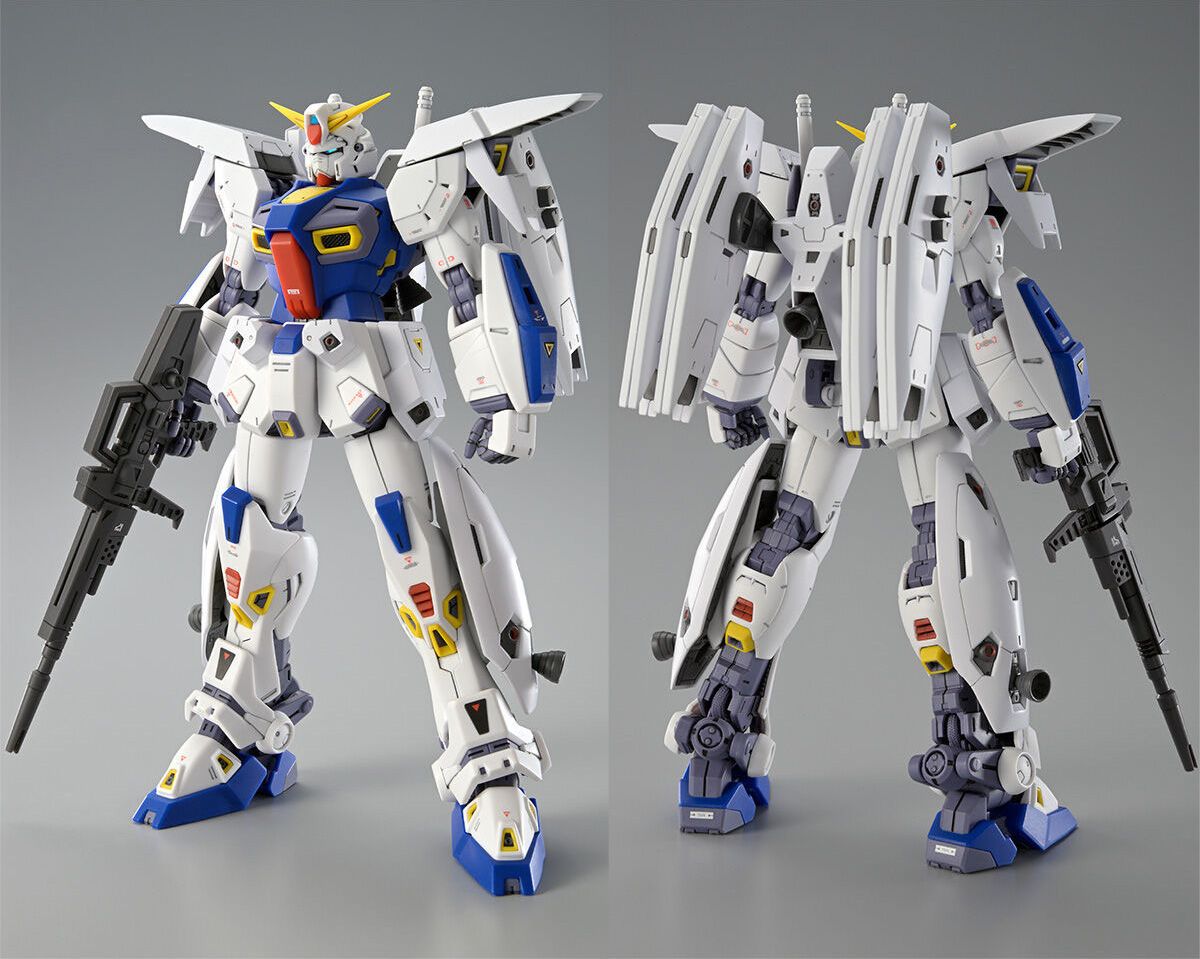 MG 1/100 GUNDAM F90 本体 J-TYPE Q-TYPE セット Premium Bandai MG Model Kits - 1/100 Gundam F90 Mission Pack
