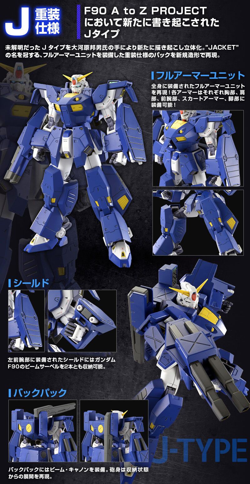 MG 1/100 GUNDAM F90 本体 J-TYPE Q-TYPE セット MG 1/100 MISSION PACK J-TYPE & Q-TYPE for GUNDAM F90