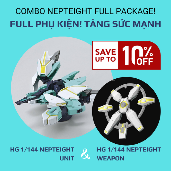 HG BD:R 1/144 NEPTEIGHT WEAPONS
