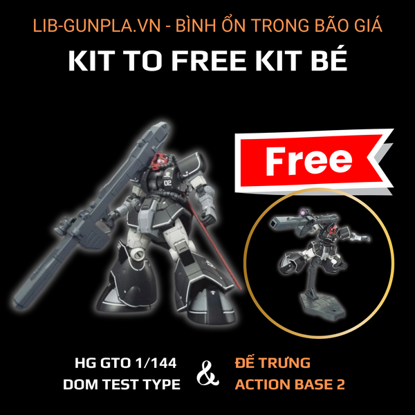[Pre-order / Đặt trước] HG GTO 1/144 YMS-08B DOM TEST TYPE