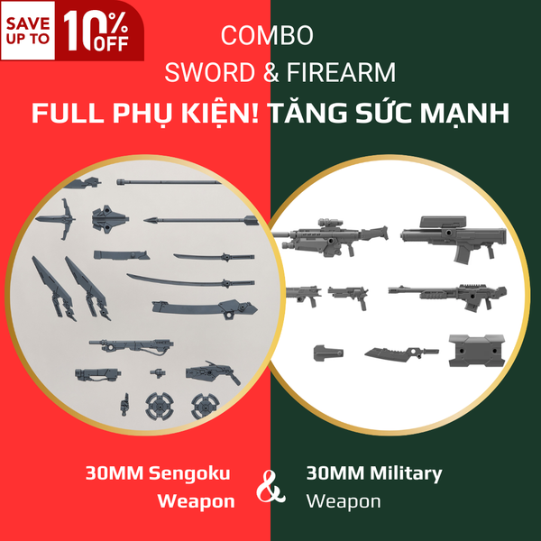 [Pre-order / Đặt trước] 30MM CUSTOMIZE WEAPONS - SENGOKU ARMY