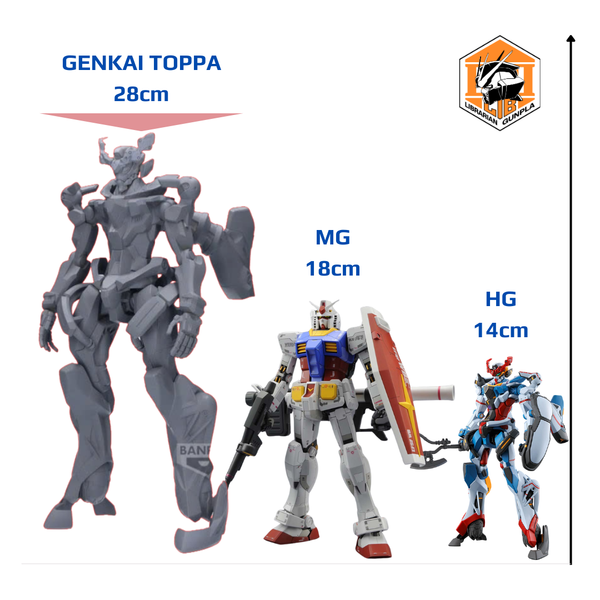 [Pre-order/ Đặt trước] BANPRESTO - GENKAI TOPPA - MOBILE SUIT GUNDAM GQUUUUUUX - GUNDAM GQUUUUUUX - BEFORE ACTIVATING OMEGA PSYCOMMU