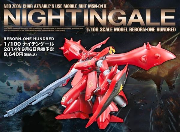 RE/100 Reborn MSN-04II Nightingale