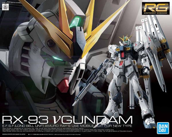 [Pre-order / Đặt trước] RG 1/144 Nu Gundam