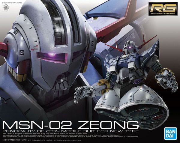 [Pre-order] - 2024 tháng 01 - RG 1/144 ZEONG - Giá Order: 1160k